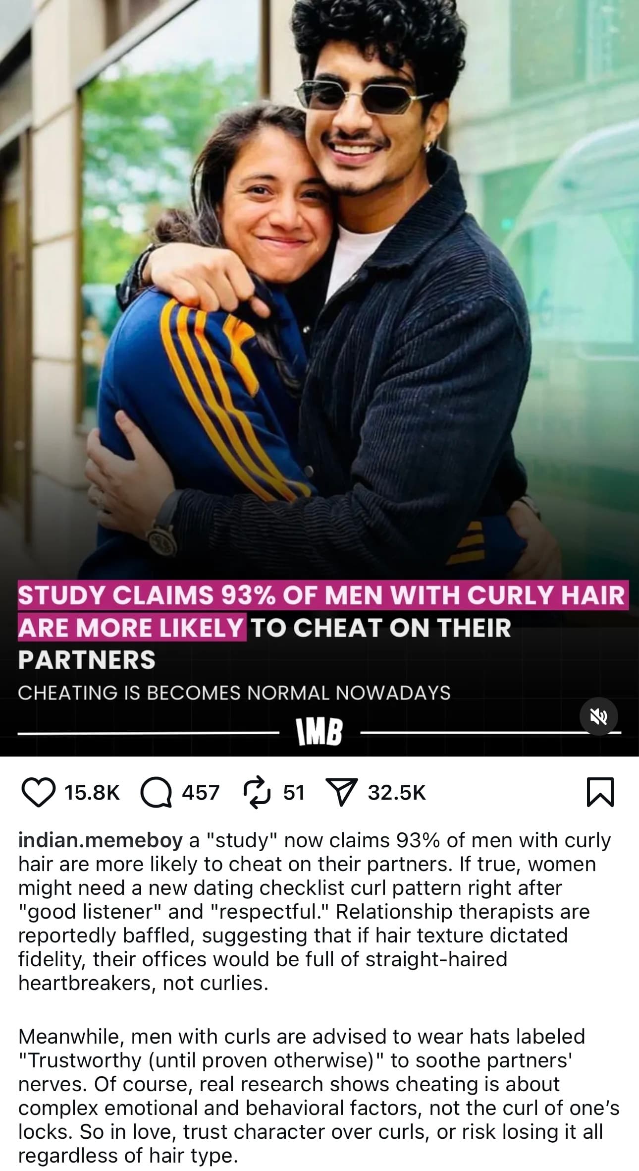 Example of a misleading social media post being flagged for verification by VerDict AI